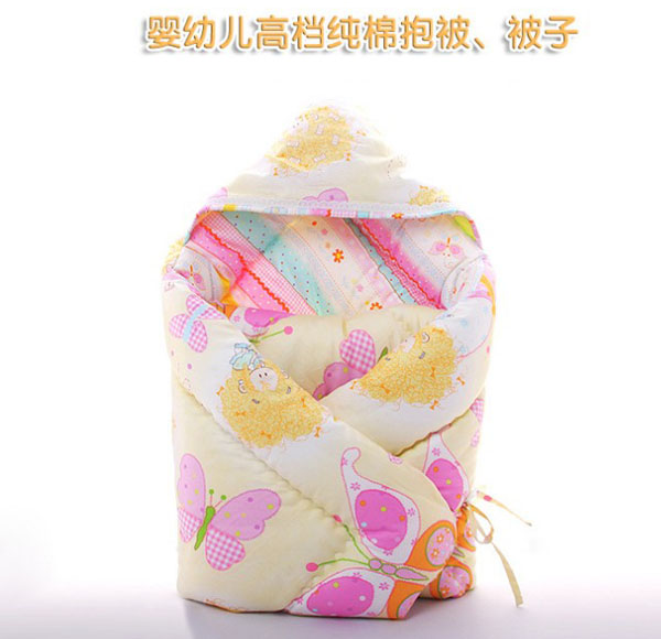 堡嬰寶花色全棉yinge抱被