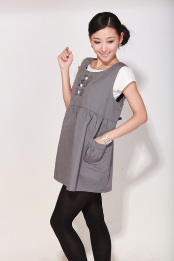 珊瑚小褶防護(hù)衫灰色