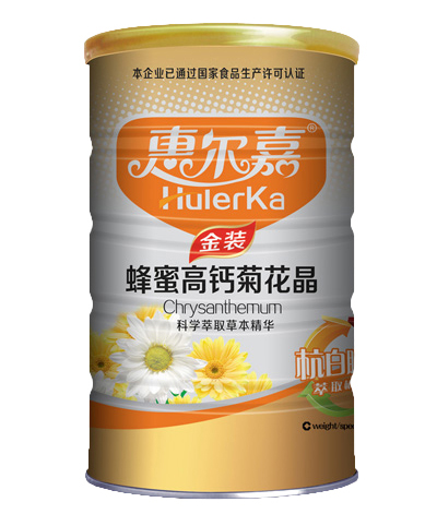 惠爾嘉金裝蜂蜜高鈣菊花晶