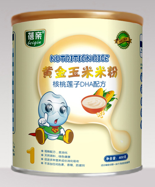 蓓親核桃蓮子DHA配方黃金玉米米粉