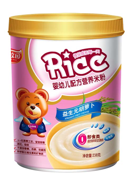 農(nóng)牧園益生元胡蘿卜營養(yǎng)米粉