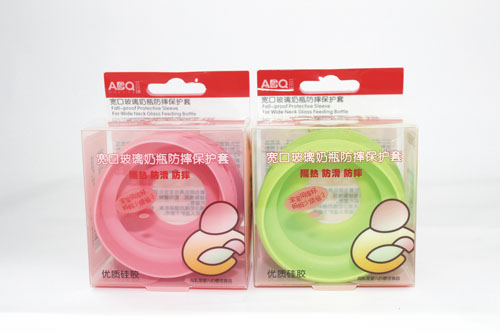 艾貝琪寬口玻璃奶瓶防摔保護(hù)套