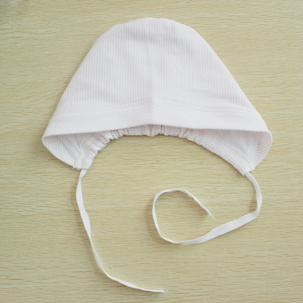 亨藝開(kāi)陽(yáng)純棉針織寶寶帽(粉色雙層)