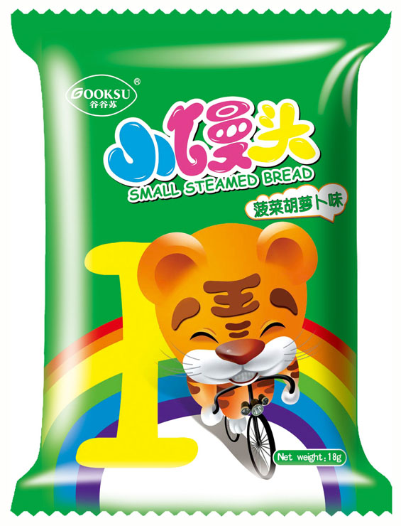 谷谷蘇菠菜胡蘿卜味小饅頭18g