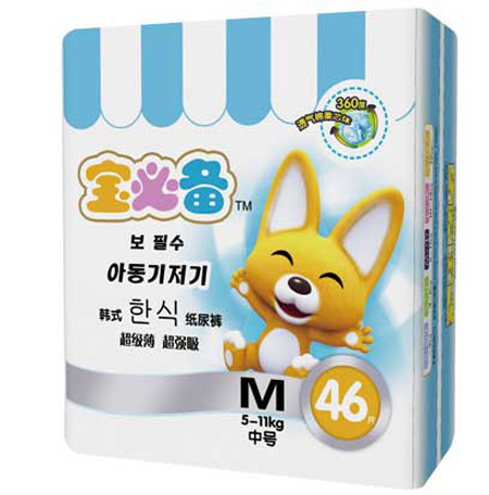 寶必備韓式y(tǒng)inge紙尿片M46片