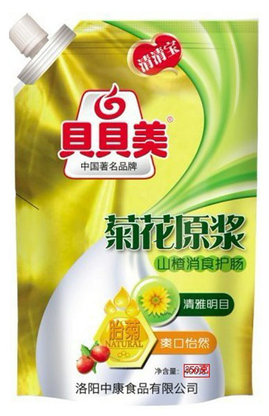 貝貝美山楂消食護(hù)腸菊花原漿350g