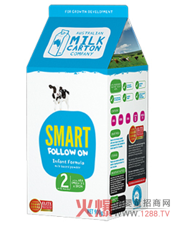 AMCC優(yōu)卡樂(lè)智能寶寶后續(xù)配方奶粉2段