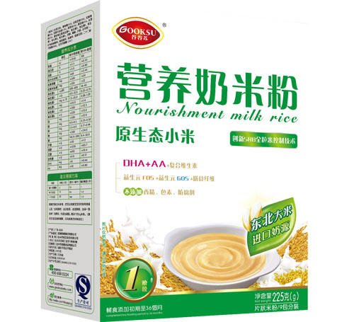 谷谷蘇小米原生態(tài)奶米粉1段