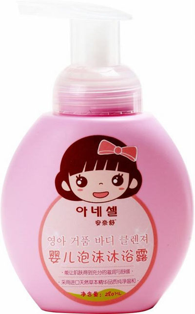 安奈舒yinge泡泡沐浴露