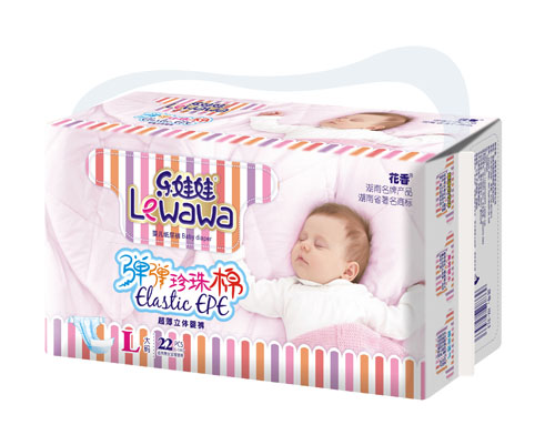 樂娃娃彈彈珍珠棉yinge紙尿褲L碼