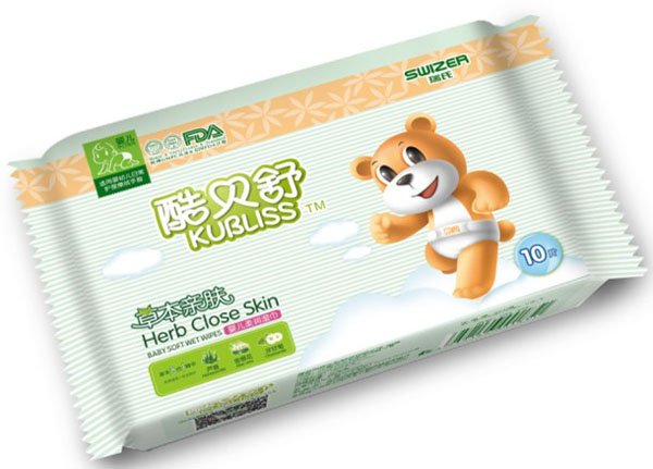 酷貝舒yinge濕巾手口專用10片裝