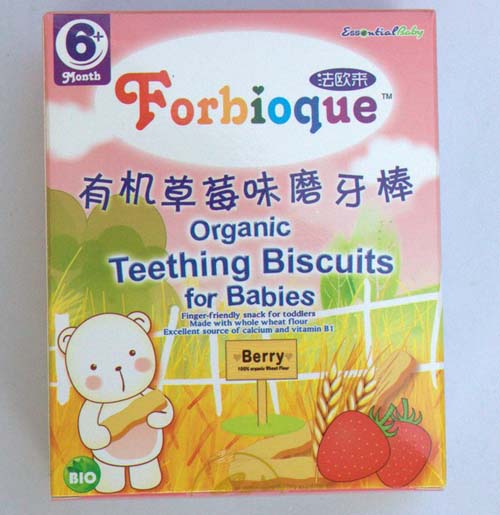 法歐來(lái)有機(jī)草莓味磨牙棒