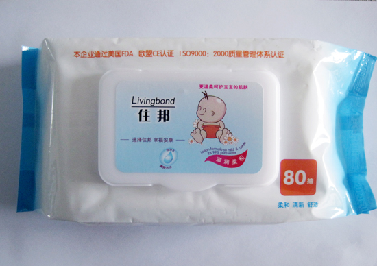 住邦yinge滋潤柔和濕巾80片加蓋