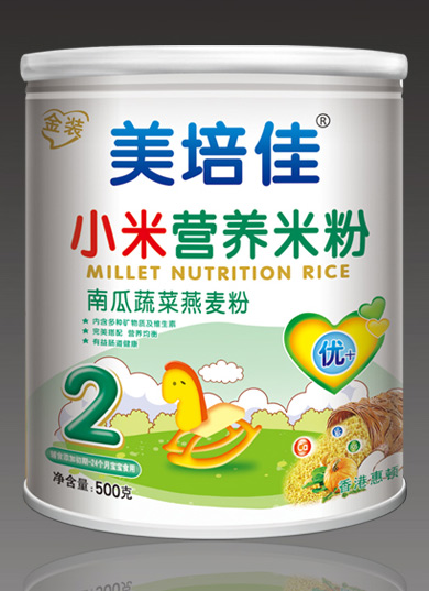 美培佳南瓜蔬菜燕麥粉小米米粉