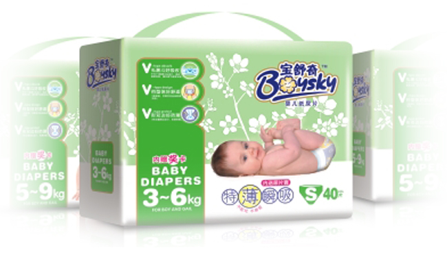 寶舒奇特薄瞬吸yinge紙尿片