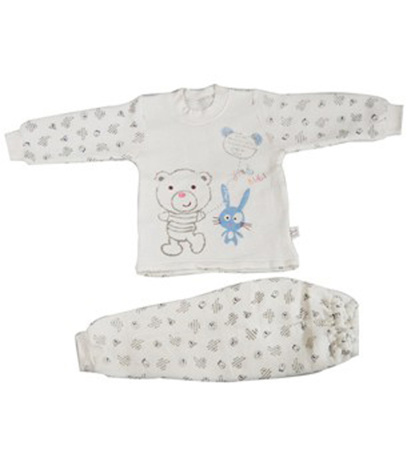 嬰比迪竹纖維圓領(lǐng)套裝