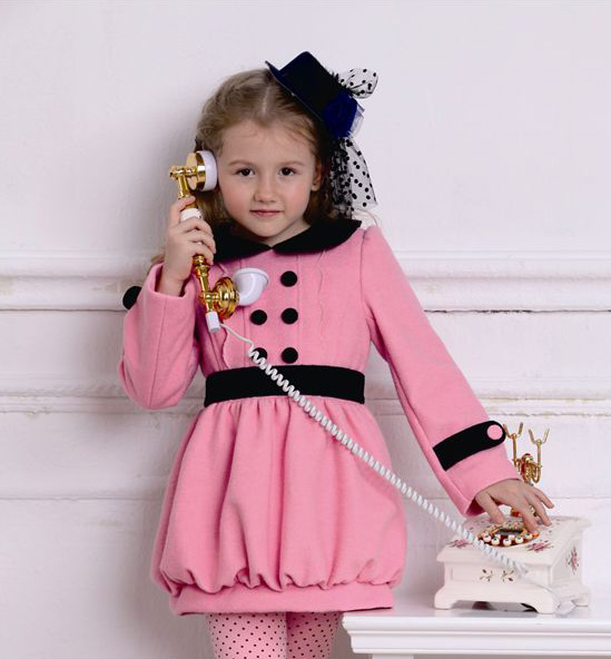 吉象貝兒女童時(shí)尚呢外套