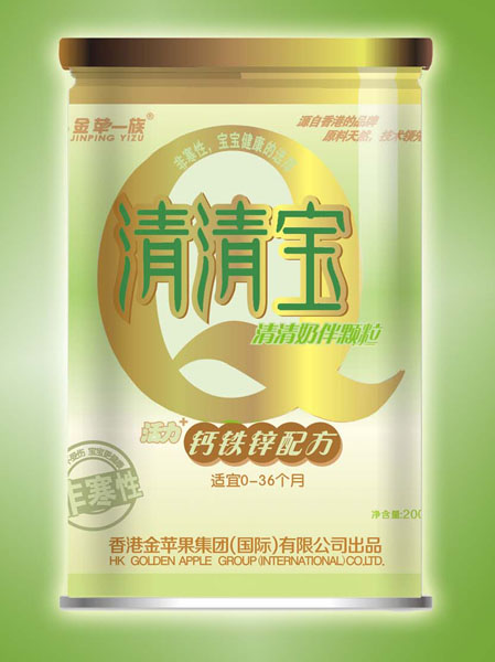 金蘋一族鈣鐵鋅配方清清寶