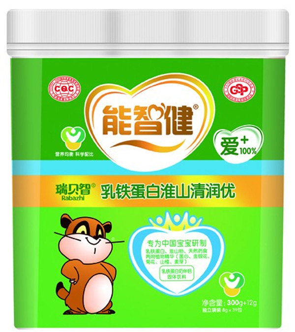能智健312g乳鐵蛋白淮山清潤(rùn)優(yōu)(奶伴侶)