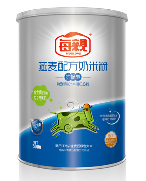 每親護暢型燕麥配方奶米粉全段