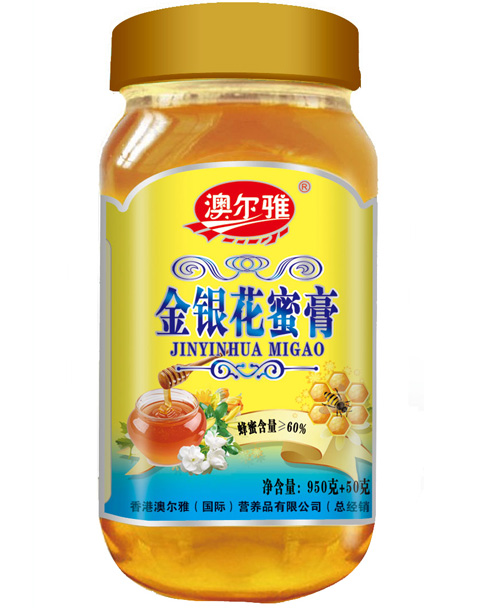 澳爾雅金銀花蜜膏1000克