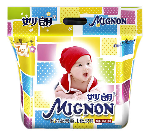 妙朗時尚超薄yinge紙尿褲XL24片