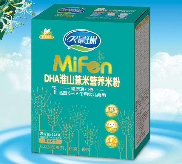 晨瑞DHA淮山薏米營養(yǎng)米粉1段