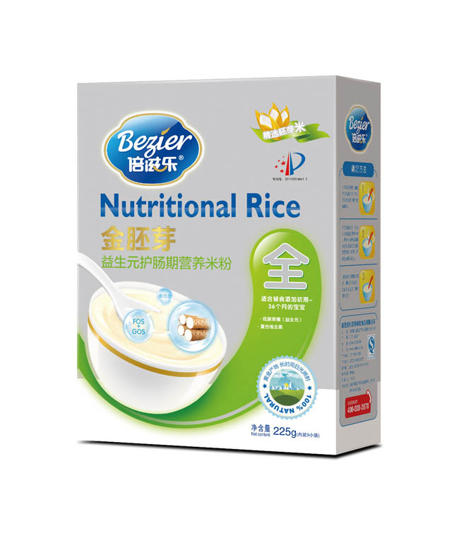 倍滋樂(lè)金胚芽盒裝益生元護(hù)腸營(yíng)養(yǎng)米粉
