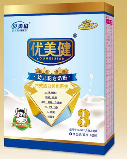優(yōu)美健youe配方奶粉3段