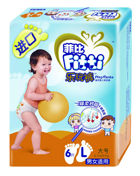 菲比大號(hào)樂玩褲L6片