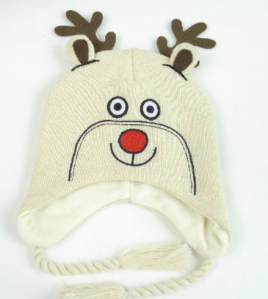 幼之戀小絨熊youe帽米白