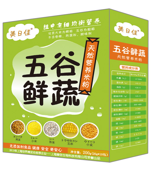 美日佳五谷鮮蔬營(yíng)養(yǎng)米粉