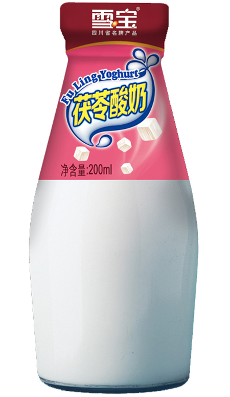 雪寶茯苓酸奶瓶裝