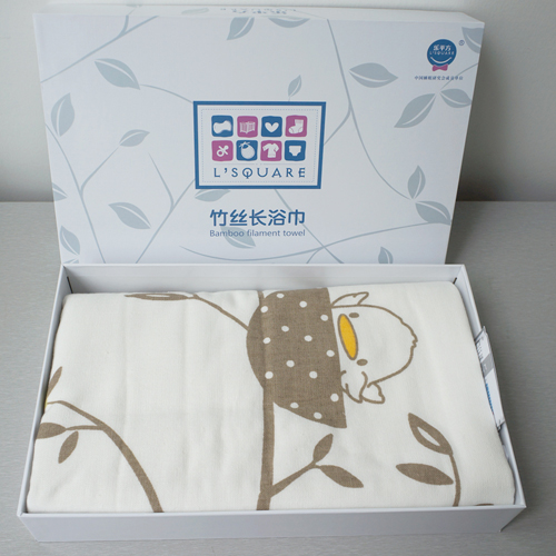 樂(lè)平方竹絲長(zhǎng)浴巾