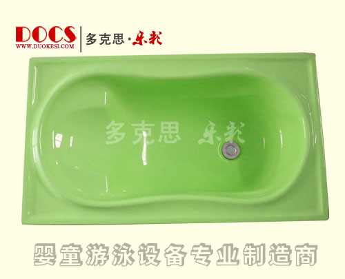 多克思樂彩單層yinge洗澡盆(平底)綠色