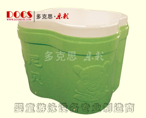 多克思樂彩yinge花瓣游泳池綠色