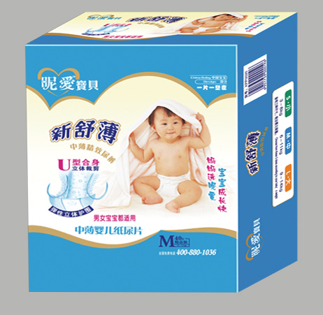 昵愛(ài)寶貝中薄yinge紙尿片M