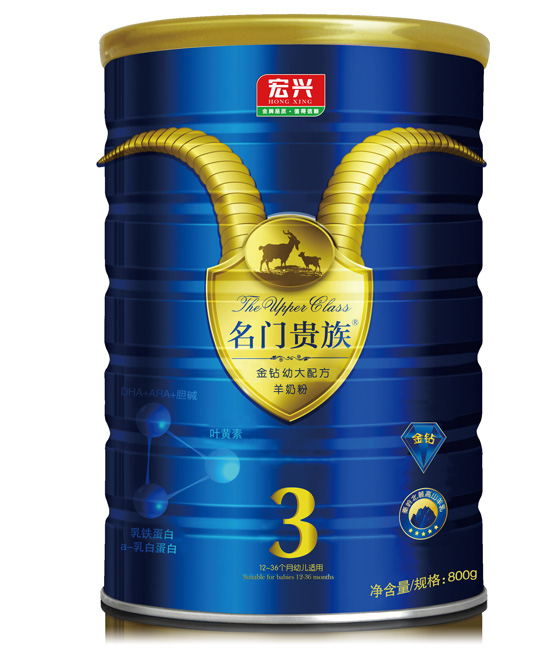 名門(mén)貴族金鉆youe配方羊奶粉(3段)800g