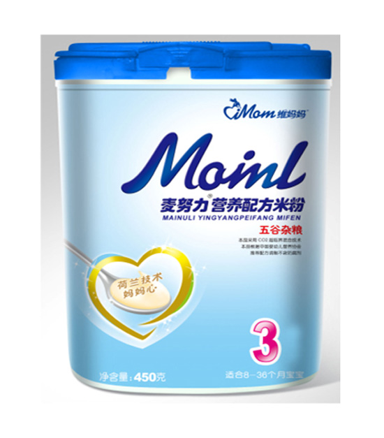 維媽媽聽(tīng)裝1段麥努力五谷雜糧米粉