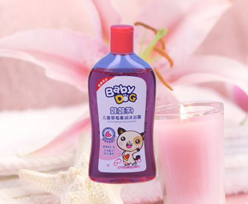 娃娃狗兒童草莓柔潤沐浴露