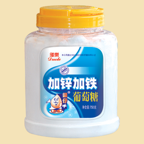 多樂加鋅加鐵葡萄糖750g
