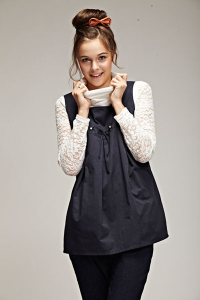 添茜黑色防輻射yunf服