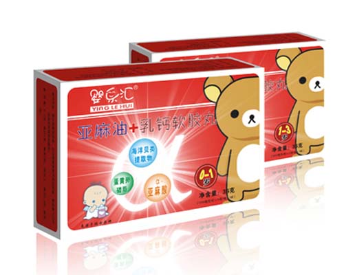 yingye亞麻油+乳鈣軟膠囊