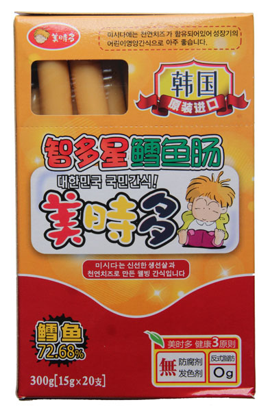 美時(shí)多智多星鱈魚腸300g