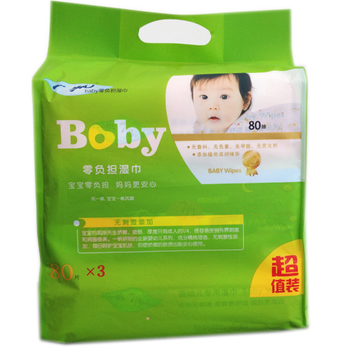 一帆零負(fù)擔(dān)yinge濕巾三連包240片裝