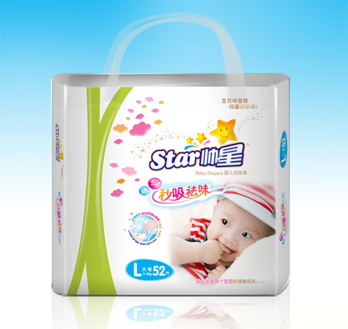 帥星yinge秒吸祛味紙尿褲L碼