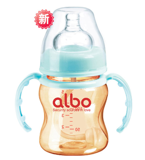 愛樂寶PPSU寬口自動奶瓶藍(lán)色150ml