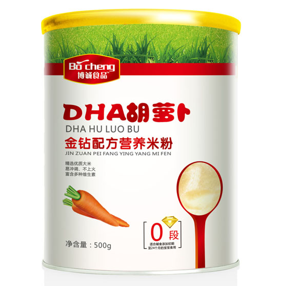 博誠(chéng)DHA胡蘿卜金鉆配方米粉0段