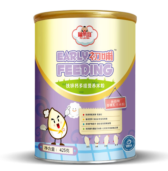 福萊娃初哺鐵鋅鈣多維營(yíng)養(yǎng)米粉聽(tīng)裝