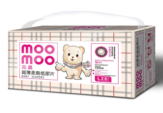 莫莫超薄柔爽紙尿片L碼中包裝